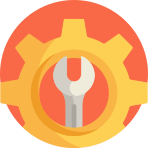 Wrench and Gear Icon